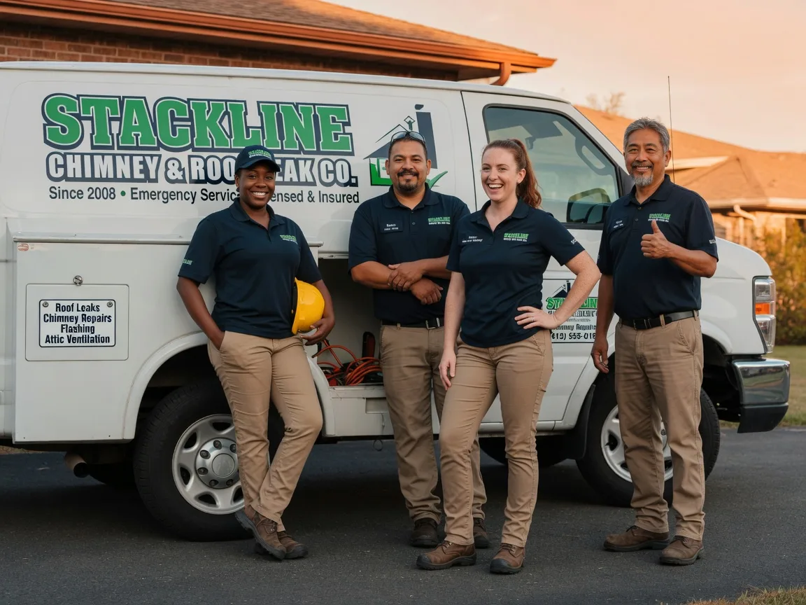 Chimney flashing repair company in Gove, KS